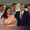 Reliance Anil Dhirubhai Ambani Group Chairman Anil Ambani and his wife, Tina Ambani, arrive at the Reliance ADA Group AGM in Mumbai on Sept 30,2015. Photo: Kamlesh Pednekar Reliance Anil Dhirubhai Ambani Group Chairman Anil Ambani and his wife, Tina Ambani, arrive at the Reliance ADA Group AGM in Mumbai on Sept 30,2015. Photo: Kamlesh Pednekar