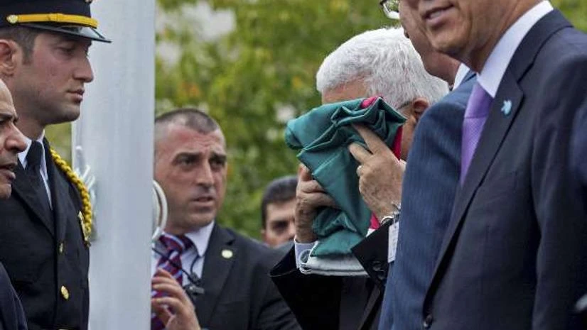 Mahmoud Abbas, Ban Ki-moon, UN, Palestine Mahmoud Abbas, Ban Ki-moon, UN, Palestine