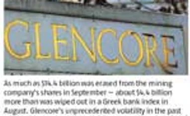 How Glencore's crazy month makes Greek crisis look tame Click on graphic