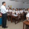 The classroom that was originally where Chopra studied in class XI