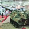 The K-9 Vajra on display at Defexpo-2014 in Delhi