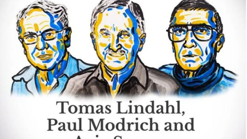 Scientists win Nobel chemistry award for work on DNA repair Scientists win Nobel chemistry award for work on DNA repair