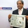 Aditya Puri, MD, HDFC Bank, unveils bank's National Brand Campaign in Mumbai on Thursday, 8 October 2015 Picture by Kamlesh Pednekar
