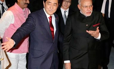 Shinzo Abe's India visit from Dec 11; talks, Varanasi visit on agenda Narendra Modi with Shinzo Abe