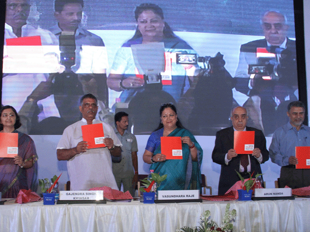 Rajasthan unveils start-up policy Vasundhara Raje