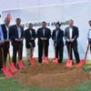 Axalta officials at the ground breaking ceremony for new coating facility in Savli