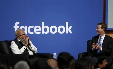 Zuckerberg to visit India on Oct 28, first after Internet.org rebranding A file photo of Indian Prime Minister Narendra Modi (L) and Facebook CEO Mark Zuckerberg at Facebook's headquarters in Menlo Park, California