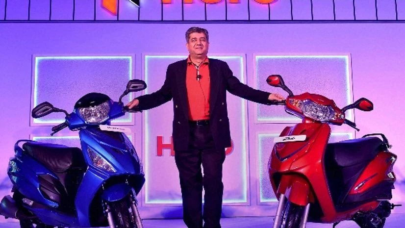 Hero Motocorp Head of Sales-Marketing & Customer Care Ashok Bhasin poses during a press conference to launch the new scooters "Duet" and "Maestro Edge" in Bengaluru Hero Motocorp Head of Sales-Marketing & Customer Care Ashok Bhasin poses during a press conference to launch the new scooters "Duet" and "Maestro Edge" in Bengaluru