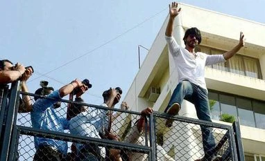 With baadshah back as Pathaan, here is what drives Brand Shah Rukh: Love Bollywood actor Shahrukh Khan addresses his fans on his 50th birthday celebration outside his residence, Mannat in Mumbai on Monday, November 2, 2015 PTI Picture