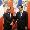Francois Hollande, Premier Li Keqiang