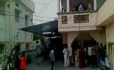 Ex-Congress MP detained in connection to daughter-in-law's death Residence of Warangal Congress MP Rajaiah, where police is investigating death of his daughter-in-law & 3 grandchildren (Photo: ANI)