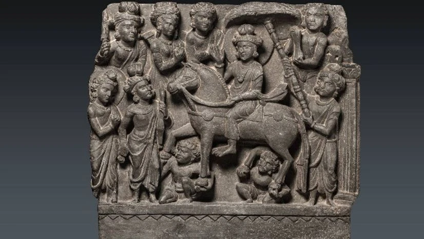 Nirvana in stone with Buddhist art Nirvana in stone with Buddhist art