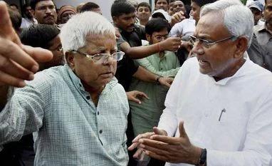 Files related to 'fodder scam' in Bihar go missing Bihar Chief Minister Nitish Kumar and RJD chief Lalu Prasad Photo: PTI