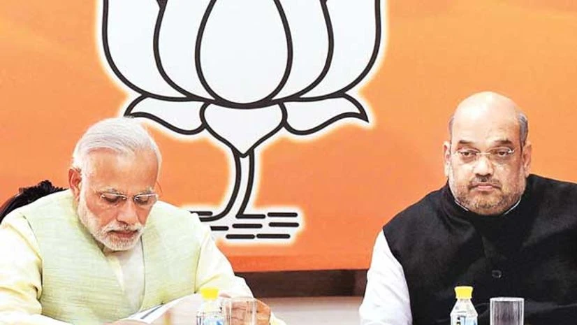 Prime Minister Narendra Modi and BJP President Amit Shah at the party's parliamentary board meeting in New Delhi (Photo: PTI) Prime Minister Narendra Modi and BJP President Amit Shah at the party's parliamentary board meeting in New Delhi (Photo: PTI)