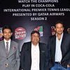 From left: Siddhesh Sharma, Gulshan Jhurani, co-owners of Indian Aces and Mahesh Bhupathi, founder of the league
