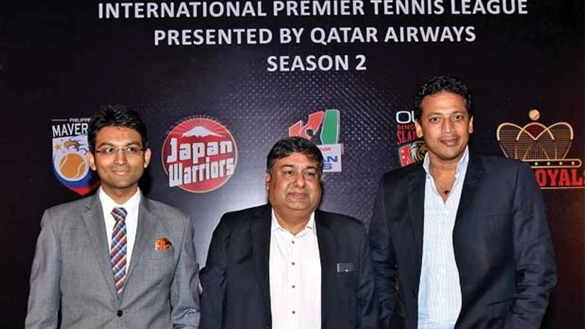 From left: Siddhesh Sharma, Gulshan Jhurani, co-owners of Indian Aces and Mahesh Bhupathi, founder of the league From left: Siddhesh Sharma, Gulshan Jhurani, co-owners of Indian Aces and Mahesh Bhupathi, founder of the league