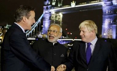 India-UK research gets 72 mn pound boost with Modi visit Narendra Modi, UK, David Cameron, London