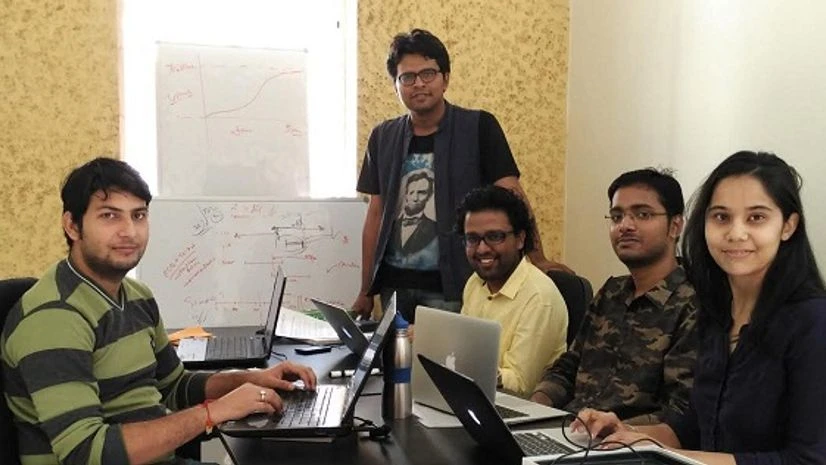 Eckovation CEO Ritesh Singh (2nd) and CTO Akshat Goel (3rd) with other team members (from left to right). Eckovation CEO Ritesh Singh (2nd) and CTO Akshat Goel (3rd) with other team members (from left to right).