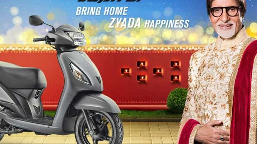 Amitabh Bachchan is brand ambassador for the newly launched, TVS Jupiter Amitabh Bachchan is brand ambassador for the newly launched, TVS Jupiter