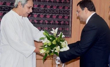 People in the headlines: Trailblazers in politics Odisha Chief Minister Naveen patnaik with, Chairman of TATA Group, Cyrus Pallonji Mistry at the Secretariat in Bhubaneswar