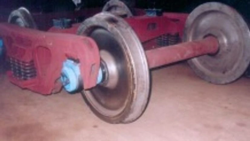 Rail wheel assembly; Image courtesy: Simplex Castings Rail wheel assembly; Image courtesy: Simplex Castings