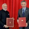 Singapore, India, Narendra Modi, Lee Hsien Loong