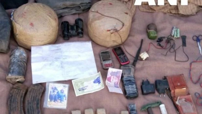 Terror hideout busted by security forces in Poonch (J&K). Photo: ANI Terror hideout busted by security forces in Poonch (J&K). Photo: ANI