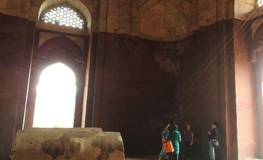 Walking through Tughlaq's forgotten city Beside the graves of the Tuglaqs
