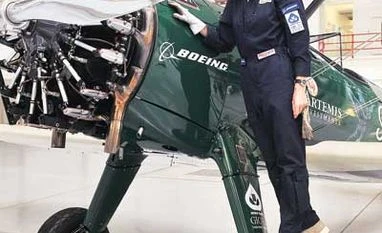 Flying into the past Flying into the past