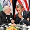 Prime Minister Narendra Modi and US President Barack Obama in a meeting during CoP 21, UN Climate Change Conference in Paris