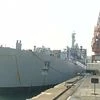 Rescue equipment and boats being offloaded from INS Airavat (Photo: ANI)