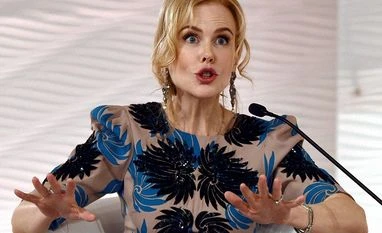 It is a male dominated world: Nicole Kidman Hollywood Actor Nicole Kidman speaks during the 'HT Leadership Summit 2015' in New Delhi. (Photo: PTI)