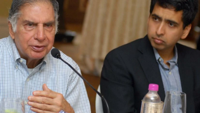 Ratan Tata Ratan Tata, Chairman Emeritus, Tata Sons (left) and Salman Khan, Khan academy at the Press Conference in Mumbai on December 6, 2015. Photo: KAMLESH PEDNEKAR