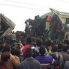 Nearly 100 injured as two trains collide in Haryana