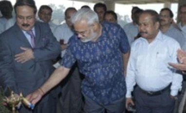 Nalco and Gujarat Alkalies official inaugurating the JV Nalco and Gujarat Alkalies official inaugurating the JV