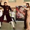 Actors  Ranveer Singh and Deepika Padukone perform during the promotion of their upcoming fim Bajirao Mastani in Lucknow