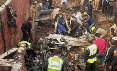 Rajnath Singh pays tribute to BSF plane crash personnel BSF, Crash, Aircraft, Dwarka