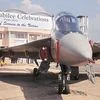 Light Combat Aircraft on display  during the platinum jubilee celebrations of HAL at its airport in Bengaluru on Wednesday