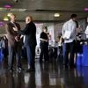 Recruiters and job seekers gather at a military job fair in San Francisco, California