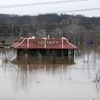 Floodwater from the Bourbeuse River surrounds a McDonald's restaurant in Union, Mo. Flooding across Missouri has forced the closure of hundreds of roads and threatened homes