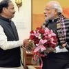 Prime Minister Narendra Modi with Chief Minister of Jharkhand, Raghubar Das in New Delhi