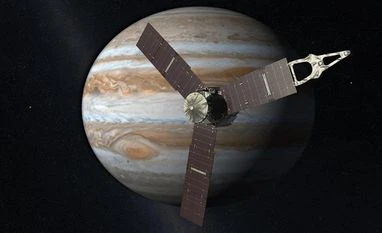 NASA's Juno probe completes first Jupiter flyby 493 million miles from the sun, NASA's Juno spacecraft is most distant solar-powered explorer. (Photo: Official Twitter Handle of NASA)