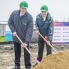 Evonik, AkzoNobel, membrane electrolysis, potassium hydroxide, chlorine, Ibbenburen Evonik and AkzoNobel officials at the groundbreaking ceremony for new plant in Ibbenburen, Germany