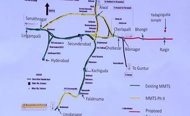 Telangana govt urges Prabhu to extend MMTS service Telangana govt urges Prabhu for MMTS link to Yadadri