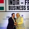 Narendra Modi, Francois Hollande, Chandigarh, Rock Garden