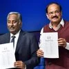 Minister of Urban Development M Venkaiah Naidu releases the list of 20 smart cities at a press conference in New Delhi