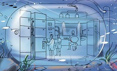 Microsoft plumbs ocean's depths to test underwater data centre Microsoft plumbs ocean's depths to test underwater data centre