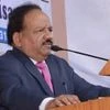 Dr Harsh Vardhan speaking at a Kisan Mela