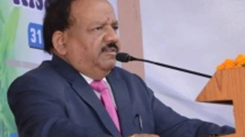 Dr Harsh Vardhan speaking at a Kisan Mela Dr Harsh Vardhan speaking at a Kisan Mela