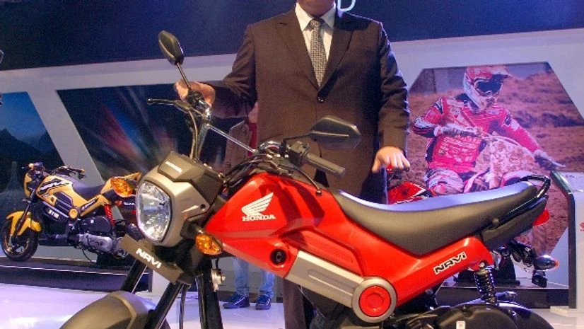 The Honda Navi that was launched at Delhi Auto Expo (pic: Dalip Kumar) The Honda Navi that was launched at Delhi Auto Expo (pic: Dalip Kumar)